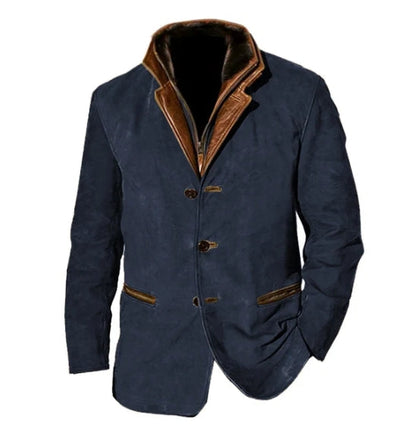 Lederjacke Herren Modern Wildleder