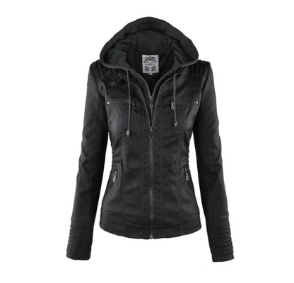 Wetterfeste Damenjacke Kapuze Waterproof