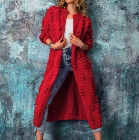 Elegante Damenstrickjacke Bunt Modisch - IdealeKleiden
