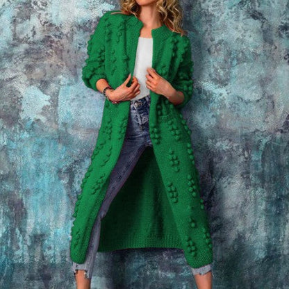 Elegante Damenstrickjacke Bunt Modisch