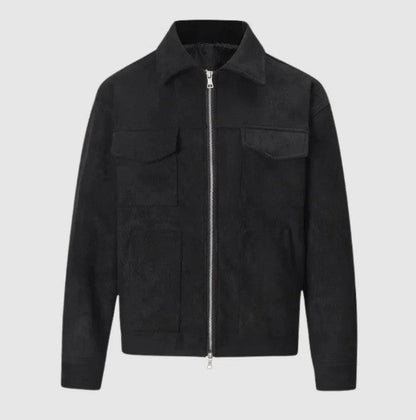 Lederjacke Herren Classic Biker Stil