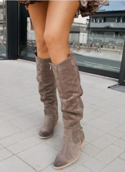 Kniehohe Stiefel Damen Modern Chic - IdealeKleiden