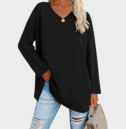 Ela - Pullover Damen Elegant Langarm