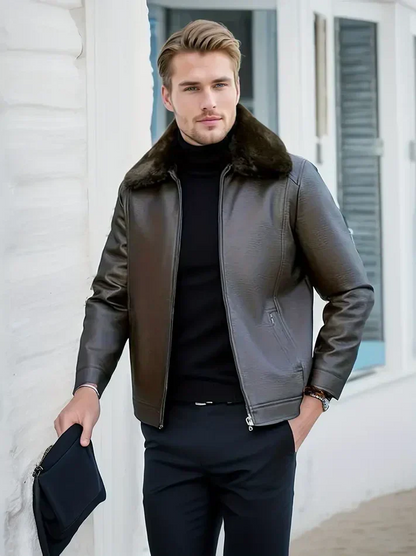 Herren Wintermantel Modern Elegant