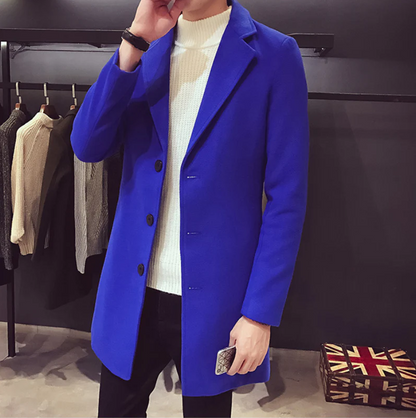 Herren Wollmantel Elegant Bürojacke