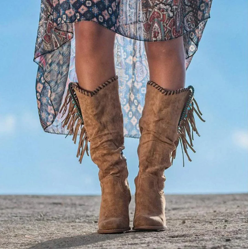 Western Kleid Damen Stil Cowboy - IdealeKleiden