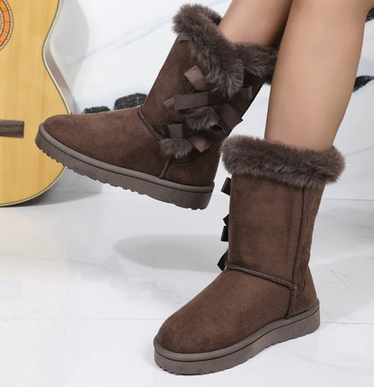 Remy Schneestiefel Damen Rose Warm Fellschutz