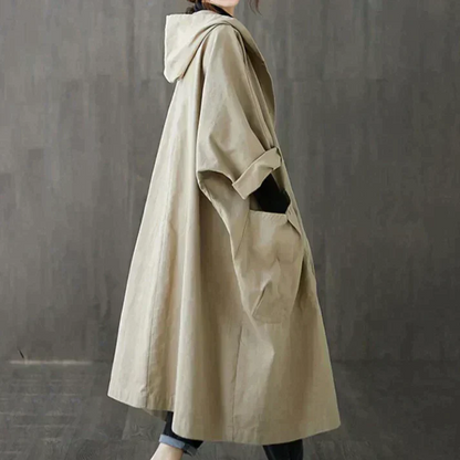 Großer Trenchcoat Übergröße Stilvoll