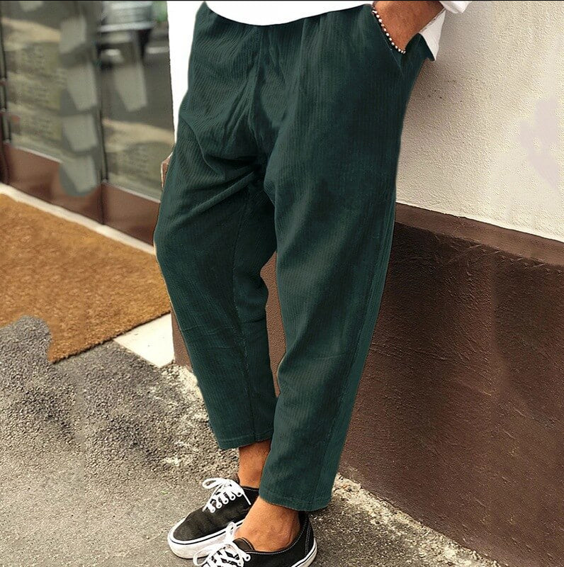Herren Cordhose Modern Slim Fit
