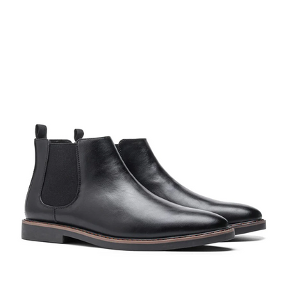 Herren Chelsea Stiefel Elegante Lederoptik