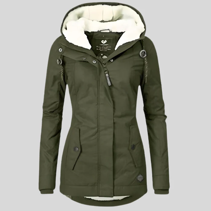 Wasserdichte Damenjacke Isolierte Winterjacke