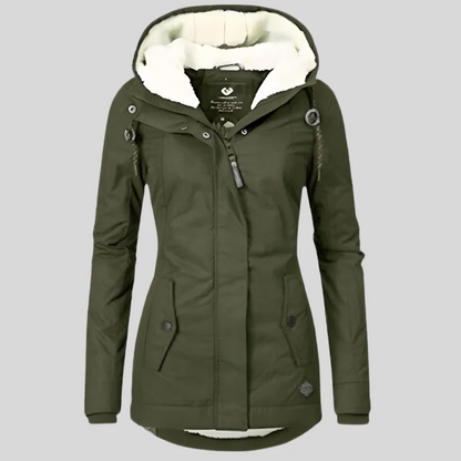Wasserdichte Damenjacke Isolierte Winterjacke