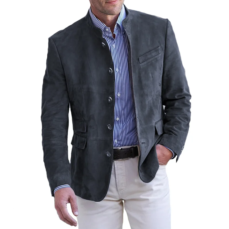 Herren Lederjacke Klassisch Schnitt