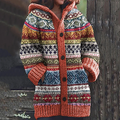 Elegante Damenjacke Komfort Strick Design