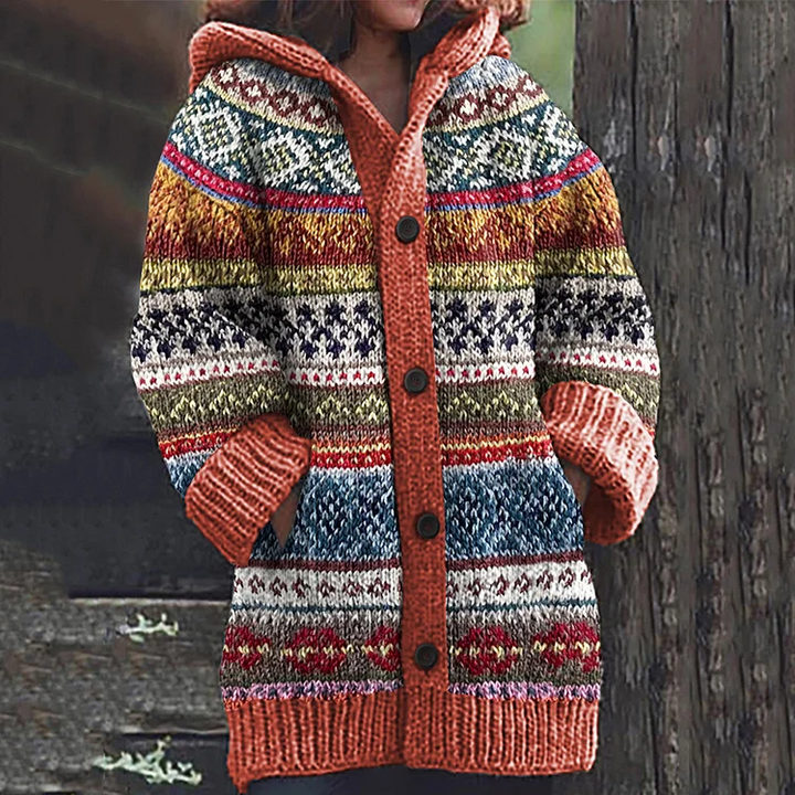 Elegante Damenjacke Komfort Strick Design