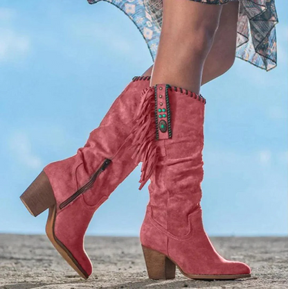 Western Kleid Damen Stil Cowboy