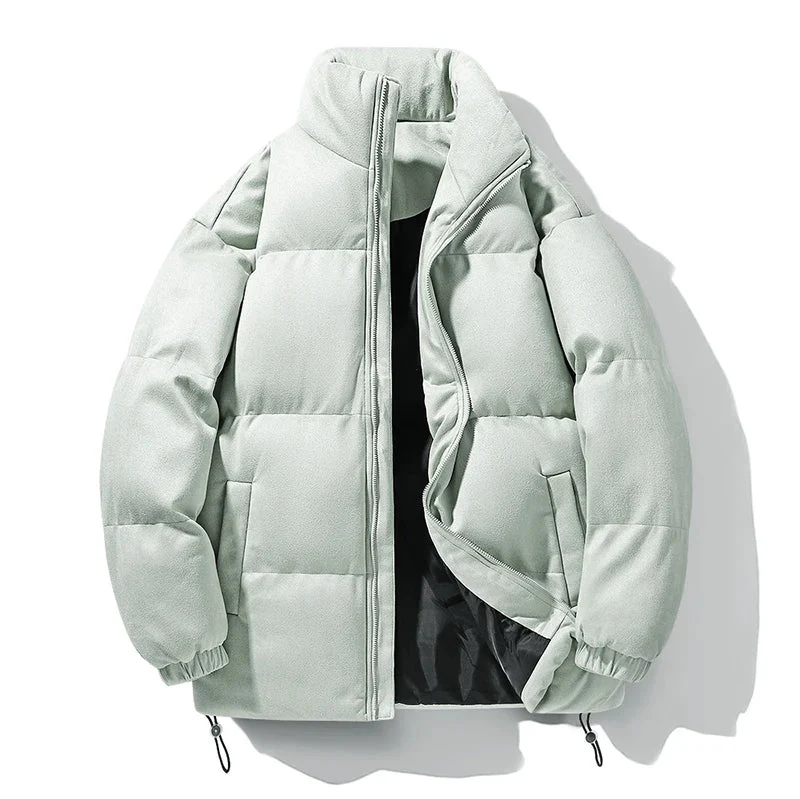 Herren Parka Wildleder Klassisch Elegant