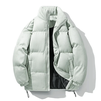 Herren Parka Wildleder Klassisch Elegant
