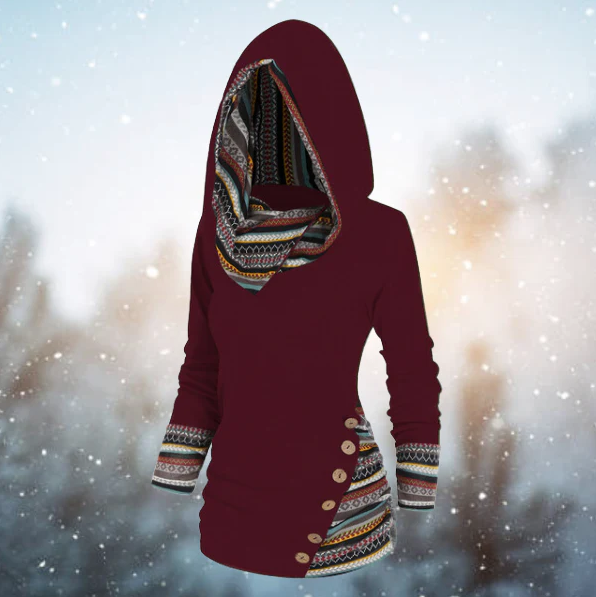 Ella | Ethno-Cape-Pullover