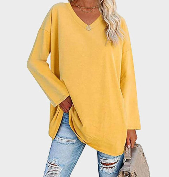 Ela - Pullover Damen Elegant Langarm