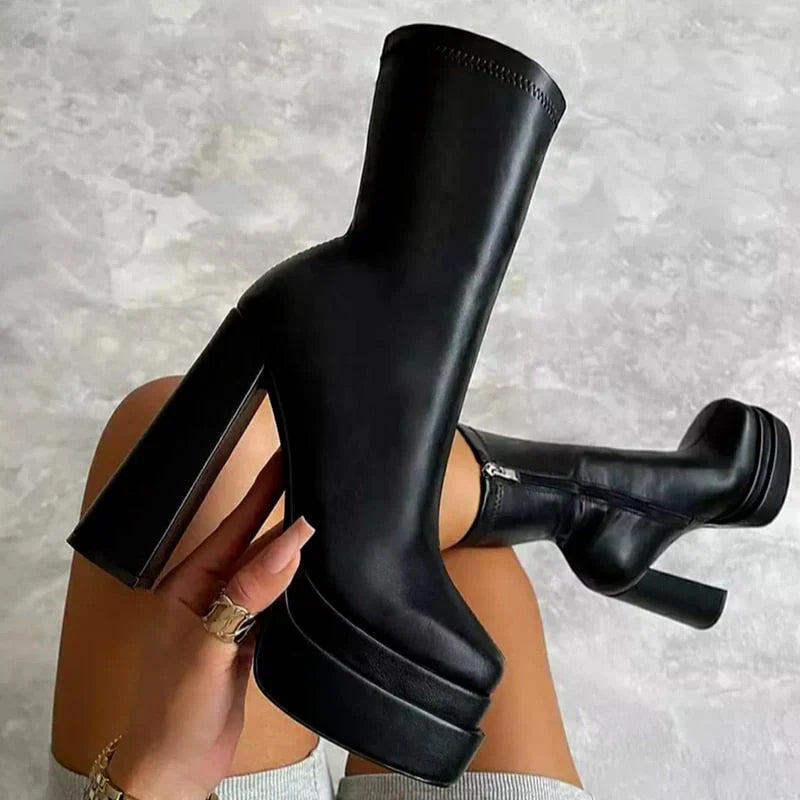 Stylische Knöchelstiefel Damen