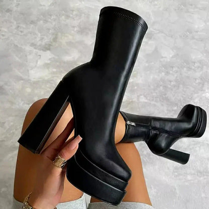 Stylische Knöchelstiefel Damen