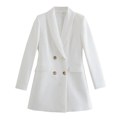 Damen Blazer Langärmlig Elegant