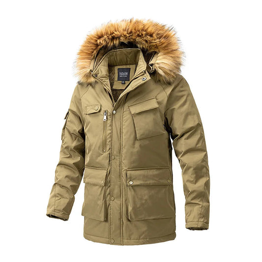 Herren Wintermantel Dick Warm Modern - IdealeKleiden