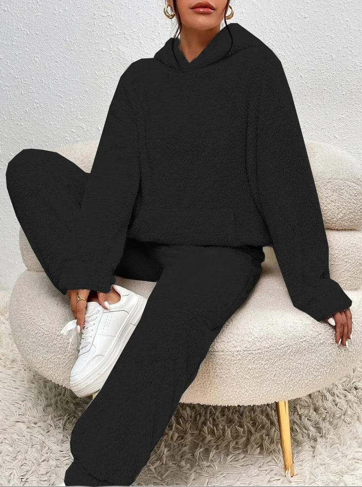 Damen Pullover Set Gemütlich Zweiteilig