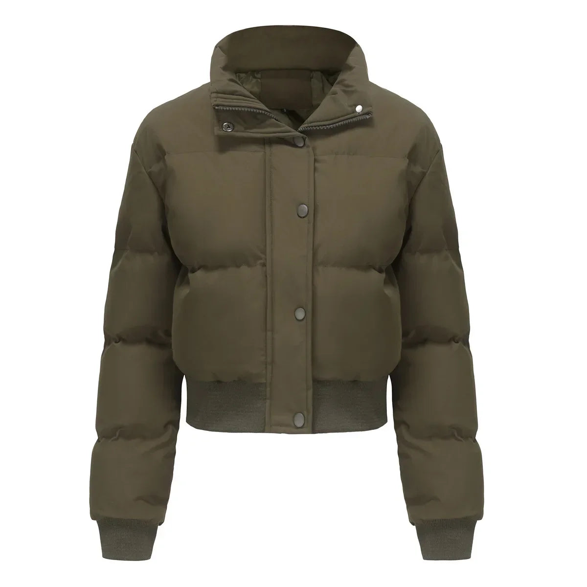 Stylischer Winter-Puffermantel