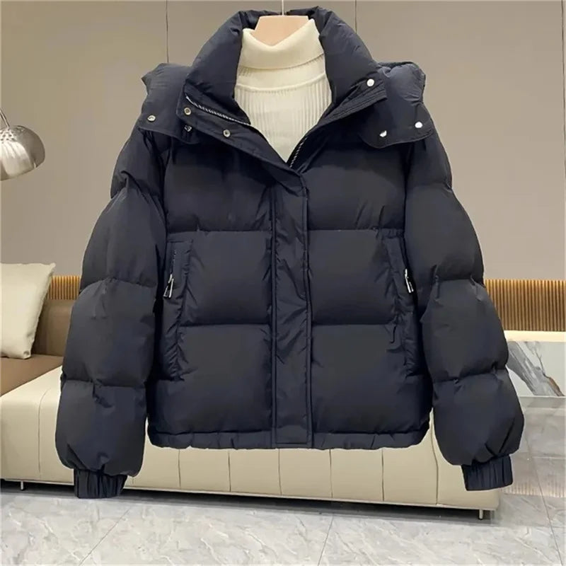 Winter Pufferjacke Lässig Warm