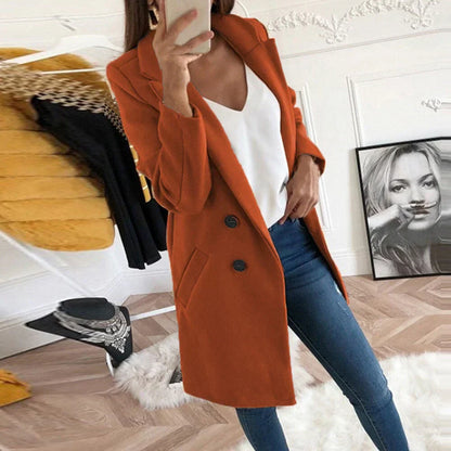 Eleganter Damenmantel Modern Stil
