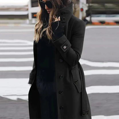 Eleganter Damen-Trenchcoat Herbst Modell