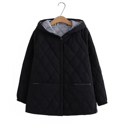 Winterjacke Damen Übergröße Baumwolle Warm