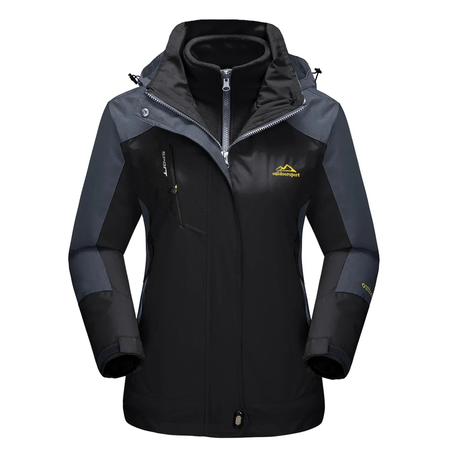 Warmes Skijacke Fleece gefüttert 3in1