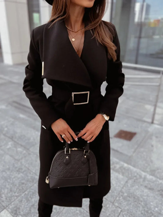 Elegante Frauenkleid Lang Tailliert Schnürsteg - IdealeKleiden