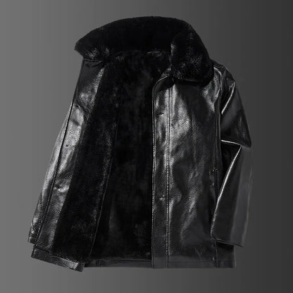 Lederjacke Herren Kragen Stil Liam