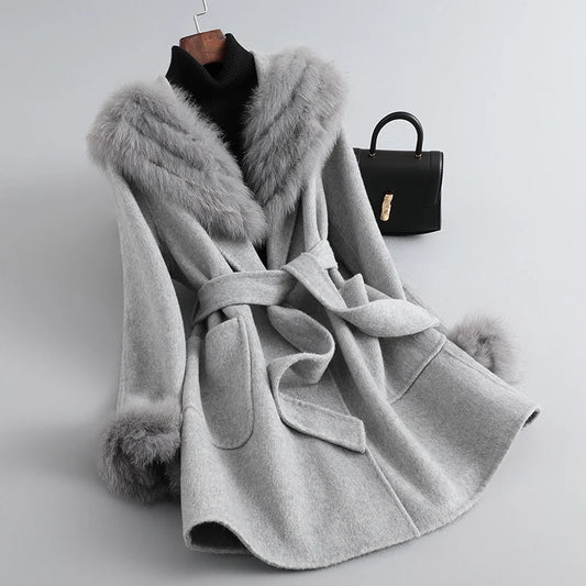 Wintermantel Damen Klassisch Elegent - IdealeKleiden