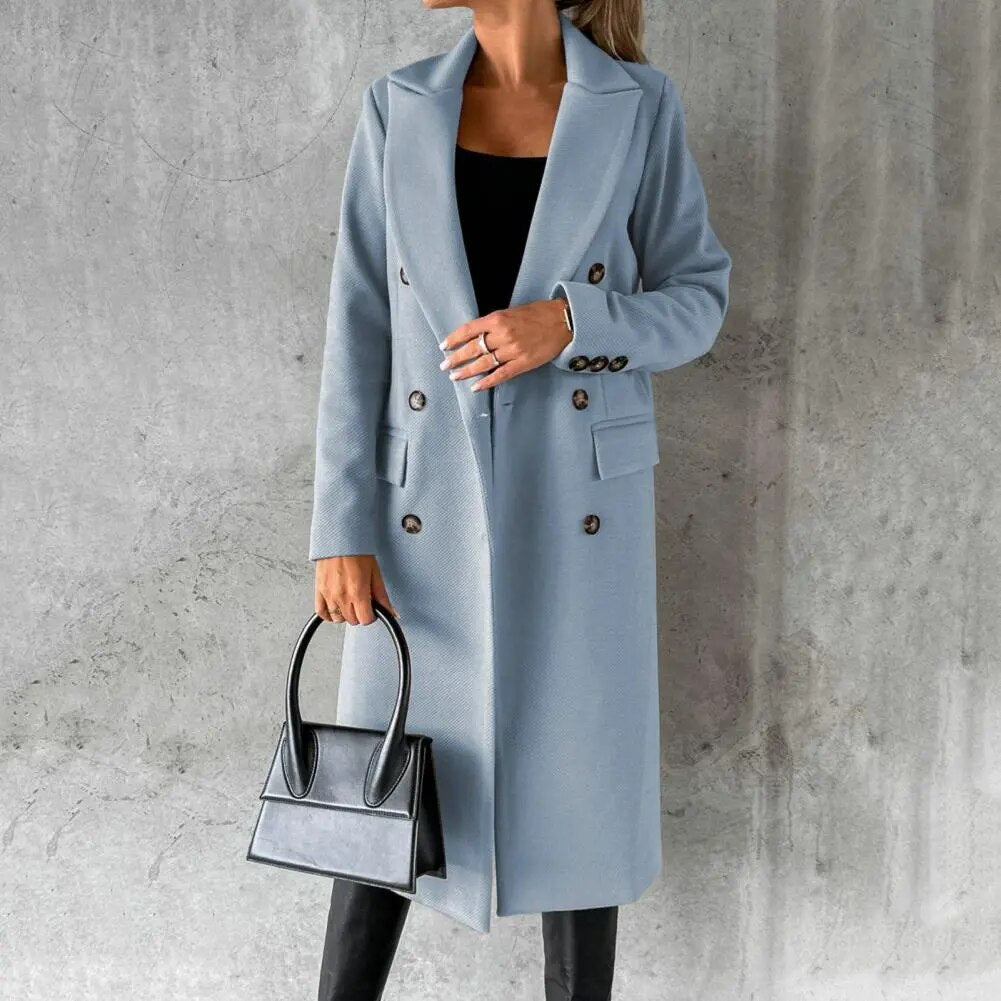 Elegante Damenjacke Lang Modisch - IdealeKleiden