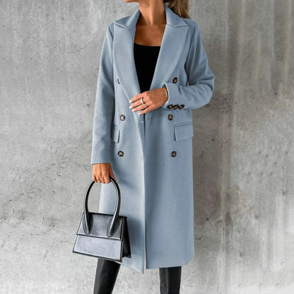 Elegante Damenjacke Lang Modisch - IdealeKleiden