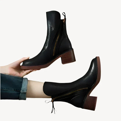 Elegante Damen Stiefelette Komfortschuh - IdealeKleiden