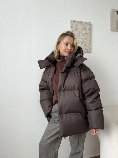 Bequeme Damenjacke Baumwolle Pufferstyle