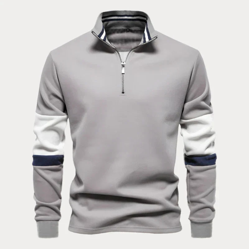 Herren Pullover Modern Streifen Design