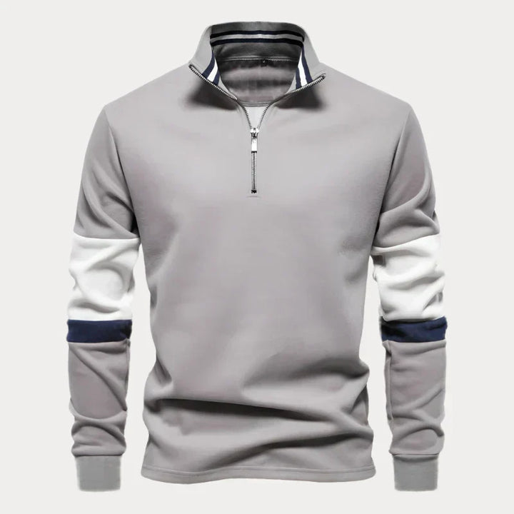 Herren Pullover Modern Streifen Design