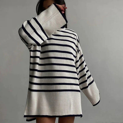 Damenschal Rollkragen Pullover Weich - IdealeKleiden