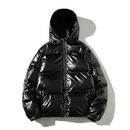 Wattierte Winterjacke Herren Warm Isoliert Pufferjacke