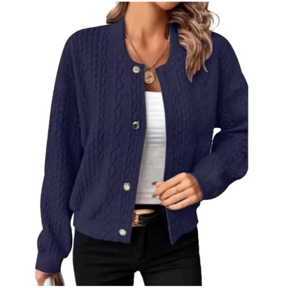 Damenschale Frauen Weste Knöpfe Modern