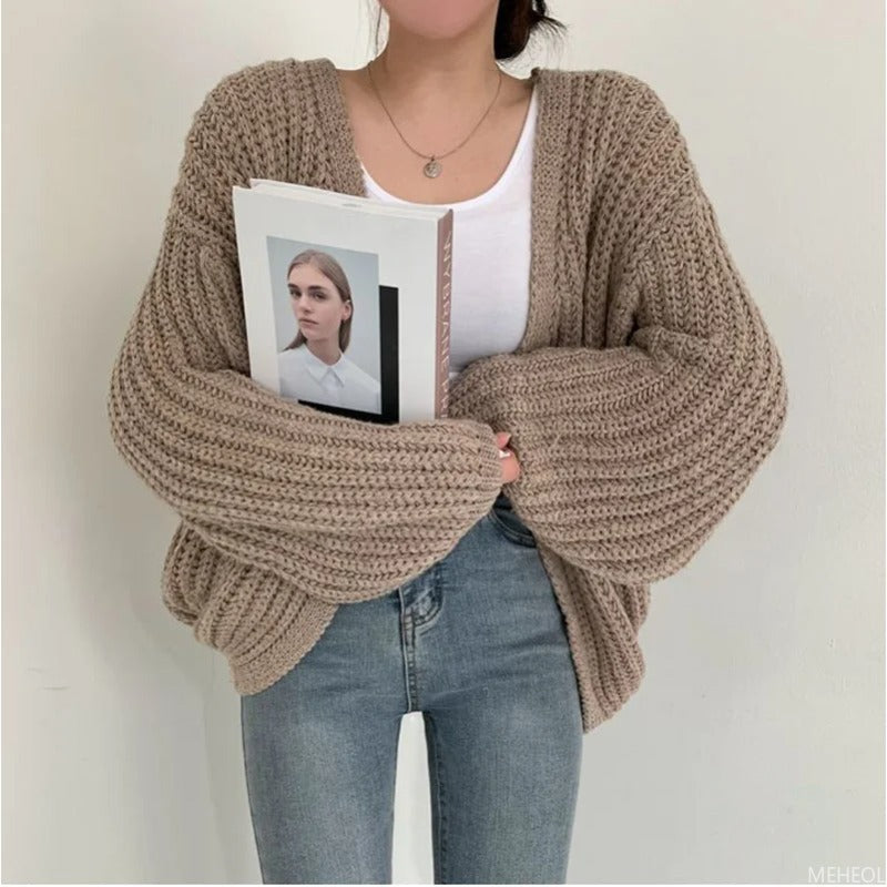 Bequemer Oversize Cardigan Großzügig