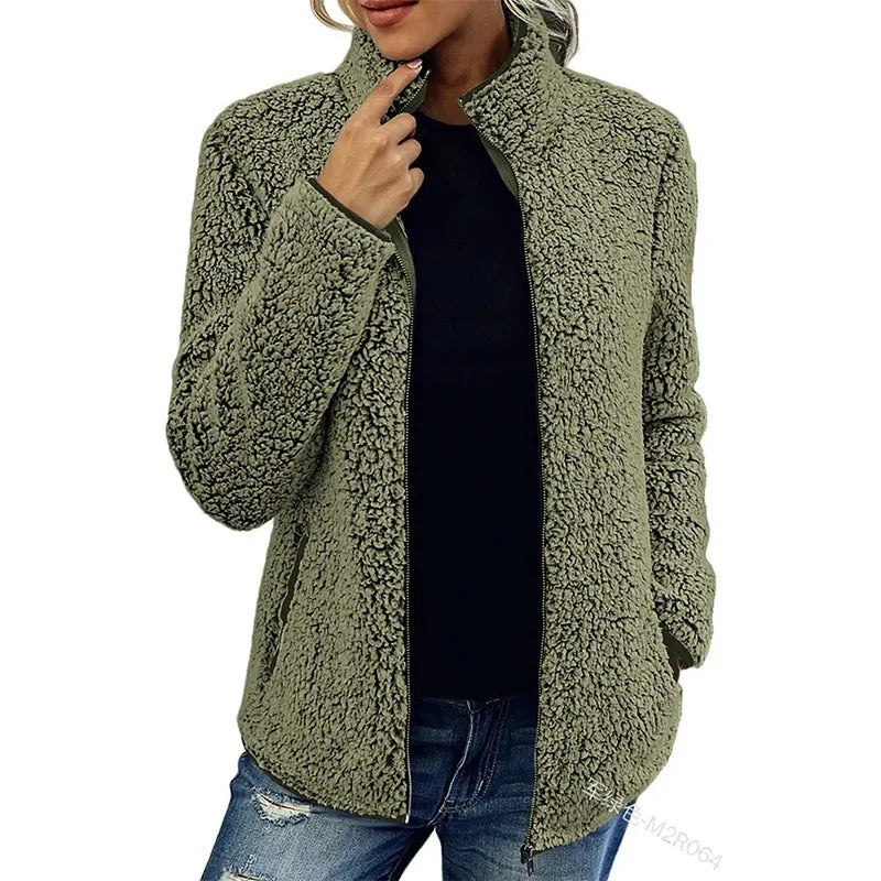 Damen Fleecejacke Warm Winter