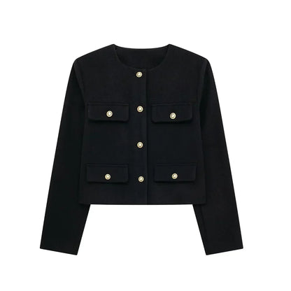 Stilvolle Damenblazer Kurz Elegant
